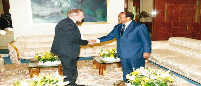 Audience au palais de l’Unité: Paul Biya reçoit Jean Gurunlian Audience au palais de l’Unité: Paul Biya reçoit Jean Gurunlian